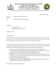 Contoh Surat Dinas Karya Wisata Surat Kepala Sekolah Pariwisata