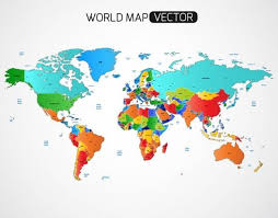 Osm, apple and google maps engines. World Map Vector Free Collection 25 Vector Designs Mameara