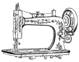 Dessin L Art De La Couture Clip Art Vintage Machines A Coudre Vintage