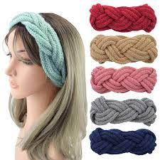 Braid hair knitted vectors (77). Solid Color Knitted Twist Braid Headband Winter Ear Warmer Hair Band Head Wrap Buy At A Low Prices On Joom E Commerce Platform