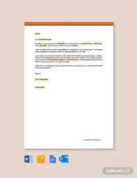 Termination letter to company secretary termination of corporate secretary letter sample of termination of secretarial services termination letter hello, please follow this letter guide example: 17 Simple Request Letter Templates Free Premium Templates