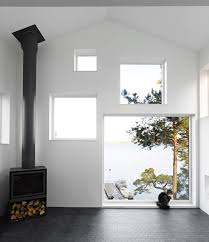 Why a wood burning stove? 75 Beautiful Scandinavian Living Room With A Wood Stove Pictures Ideas January 2021 Houzz