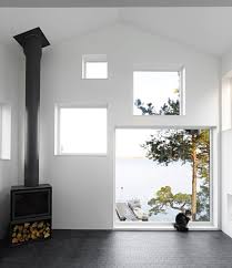 Four ideas for your bedroom fireplace. 75 Beautiful Scandinavian Living Room With A Wood Stove Pictures Ideas January 2021 Houzz