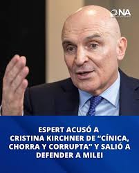 👉El diputado nacional por la Libertad Avanza (LLA) José Luis Espert salió  hoy a respaldar al mandatario nacional Javier Milei, tras criticar a la ex  presidenta Cristina Kirchner, a quien calificó como
