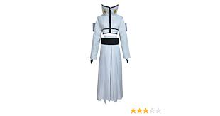 Amazon.com: Hueco Mundo Tres White Tier Harribel Kimono Anime Cosplay  Costume (Female XS) : Clothing, Shoes & Jewelry