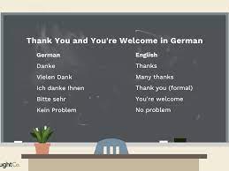 To the germanic tribes the god of war was ziu. Danka For Thank You Bitteschon For You Re Welcome