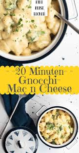 20 Minuten Gnocchi Im Mac N Cheese Style Eine Prise Lecker Rezepte Lecker Gnocchi