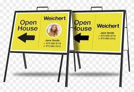 Maybe you would like to learn more about one of these? A Frame Sandwich Signs Weichert Open House Signs Hd Png Download 1080x1080 3669459 Pngfind
