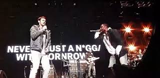 Image result for pic of kendrick lamar and the dude he pulled out in the crowd