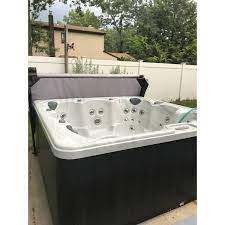 You don't just relax, you get a great therapeutic massage. Top Product Reviews For Home And Garden 6 Person 71 Jet Spa 82 X82 X35 3288802 Overstock