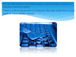 To avoid an electrical shock and to prevent damage to the computer, turn off and unplug the computer before beginning a repair. Safety Rules In The Computer Lab Do Not Run Inside The Computer Lab Ppt Download