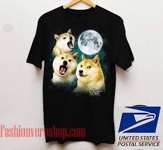 Moon shirt will leave you wondering how you didn't have one before. Three Doge Moon Unisex Adult T Shirt