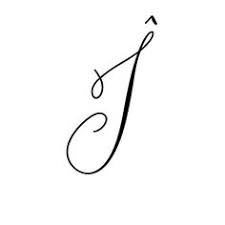 As for the development of the cursive writing style, the connection of letters together in a flowing fashion, various cultures throughout history have utilized connected writing styles. Latin Capital Letter J With Circumflex Letter J Tattoo Cute766