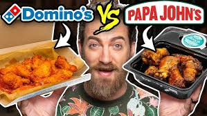 Cheesy Pizza and Parmesan Chicken Wings from Domino's Mukbang