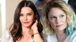 Bihter filminde rol alan Farah Zeynep Abdullah ve Hande Ataizi sette  birbirine girdi