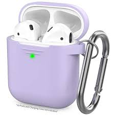 Amazon Com Ahastyle Upgrade Airpods Case Silicon Protective Cover Front Led Visible Compatible With Apple Airpods 2 And 1 Lave In 2020 Airpod Case Case Earbuds Case