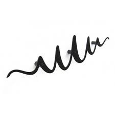 Portemanteau Mural Noir Design Scribble Headsprung Porte Manteau Mural Porte Manteaux Patere Design