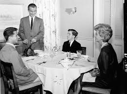 This elegant dining room set mixes stunning traditional elements with a casual feel. No Place For Discontent A History Of The Family Dinner In America Knkx