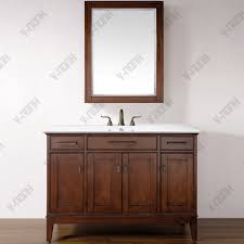(2) medicine cabinets › view all. China 48inch Solid Wood Bathroom Vanity With Framed Medicine Cabinet Mirror China Large Storage Hangzhou