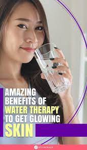 3 Amazing Benefits Of Water Therapy Get Glowing And Healthy Skin Glowing Skin Help Hair Growth Skin Drinks
