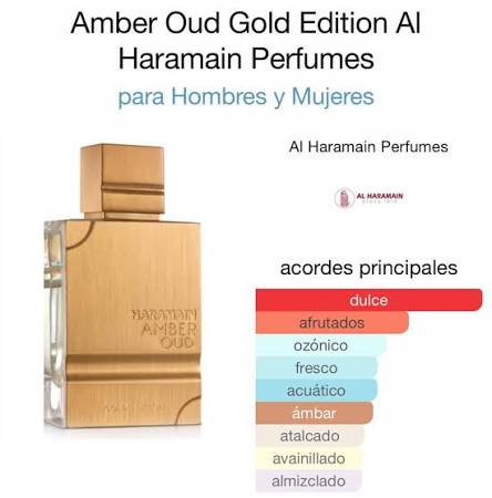 Amber Oud Gold Edition de Al Haramain Perfumes es una fragancia de la  familia olfativa Oriental Vainilla para Hombres y Mujeres. Esta fragrancia  es nueva. Amber Oud Gold Edition se lanzó en