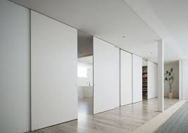 動く壁 コンセプトの大型上吊り引き戸 住宅ニュース 新製品 新建ハウジングdigital リフォーム モダン 引き戸 インテリアアイデア