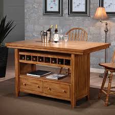 rustic oak island by eci furniture