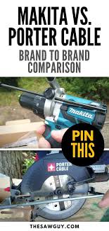 Makita Vs Porter Cable Brand To Brand Comparison Power Tools Design Milwaukee Power Tools Porter Cable