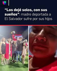 Me hacen mucha falta mis hijos”. María fue deportada tras 24 años en EE.UU.  Sus cuatro hijos, todos ciudadanos, ahora luchan por traerla de regreso. 👉  http://uni.vi/epcQ106c4m7