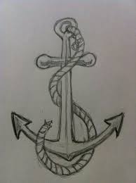 Anchor Drawing Perfect For Beginners Anchor Drawings Pencil Art Drawings Art Drawings Simple