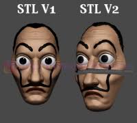 dali mask" 3D Models to Print