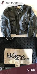 Vintage Wilson Suede And Leather Jacket Leather Jacket Wilsons Leather Jacket Leather