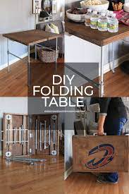 7) diy table below window. Diy Industrial Folding Table Home Made By Carmona