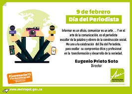 Día del periodista oración del periodista señor, he aquí que me has puesto en el camino de ser misionero de tu luz y tu verdad en el medio. Lasnoticiasenred Com Feliz Dia Del Periodista