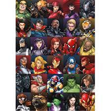 Marvel heroes 1000 piece puzzle. Marvel Heroes Collage 1000 Piece Jigsaw Puzzle Dadshop