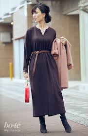 カジュアルスタイルがベースの 大人可愛い よそいき コーデ 12月9日 bo te ボーテ ワンピース ファッションアイデア 美しいアジア 人女性