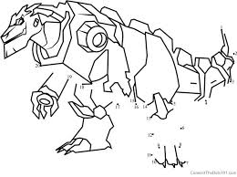 Grimlock Disguised From Transformers Dot To Dot Castle Coloring Page Coloring Pages Printable Coloring Pages