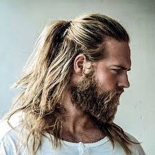 Lo stile naturale è raccolto. 20 Lunghi Capelli Lunghi A Coda Di Cavallo Capelli Cavallo Lunghi Barba E Capelli Uomo Capelli Uomo Hipster Capelli Lunghi Uomo