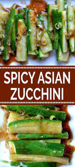 Simple But Full Of Flavor This Spicy Asian Zucchini Is Another Wonderful Healthy Side D Zucchini Side Dish Recipes Zucchini Side Dishes Asian Zucchini Recipe