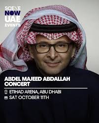 SceneInUAE: Saudi singer and composer Abdul Majeed Abdullah is set to  perform at Etihad Arena