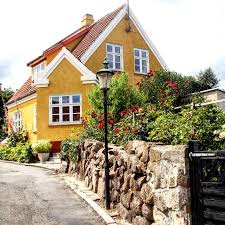 Allinge Bornholm Haus Garten Allinge Bornholm Denmark Danmark Danemark Denmark Travel Danish House Bornholm