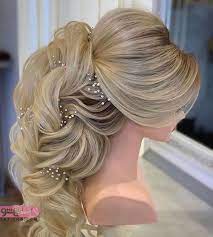 Pin By Maryse On آرایشی و زیبایی Makeup Beauty Braided Updo Styles Elegant Wedding Hair Wedding Hair Up