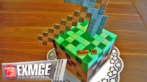Minecraft Torte Kinder Torte Selber Machen Fondant Tipps Backrezepte Rezept Deutsch Minecraft Kuchen Kinder Kuchen Minecraft Geburtstag