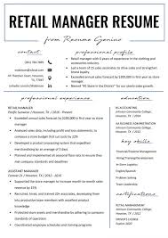 Browse Our Example Of Retail Store Manager Job Description Template For Free Retail Manager Manager Resume Retail Resume