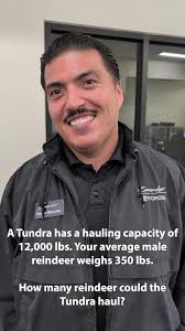 Asking the real questions at work today:, How many reindeer could a Tundra  haul?, Watch the team try to solve it 🦌🧠👇, #cavendertoyota  #confidenceiscavender #toyota #sanantonio #sanantoniotx ...