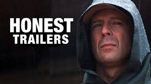 In the film, a security guard named david dunn survives a horrific train crash. Honest Trailer Unbreakable Honest Trailers Wikia Fandom