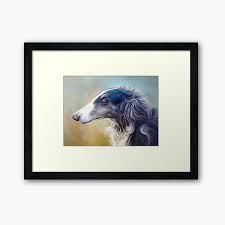 Puppy borzoi walks outdoor at spring day. Borzoi Geschenke Merchandise Redbubble