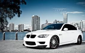 White Bmw M3 Over Miami With Images Bmw Bmw Sport Bmw M3 Wallpaper