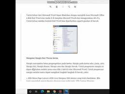 Tutorial Cara Mengoperasikan Microsoft Office Word Youtube