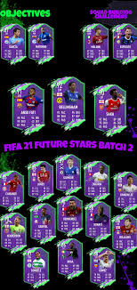 Traditionally following the team of the year squad, future stars focusses around players who are 23 years old or younger. Future Stars Fifa 21 Batch 2 Fifa